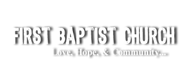 First Baptist Church Red Deer. Love, Hope, and Community.